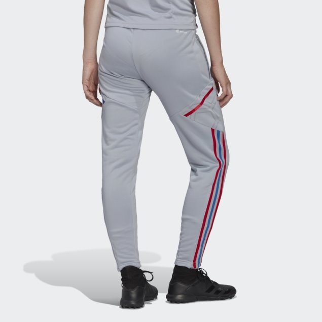 Adidas Olympique Lyonnais Tiro 21 Pantalón De Chándal De Entrenamiento Plateado