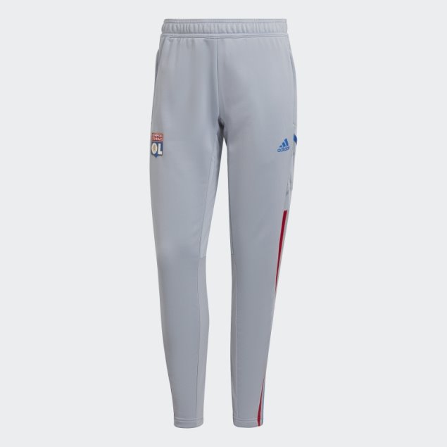 Adidas Olympique Lyonnais Tiro 21 Pantalón De Chándal De Entrenamiento Plateado