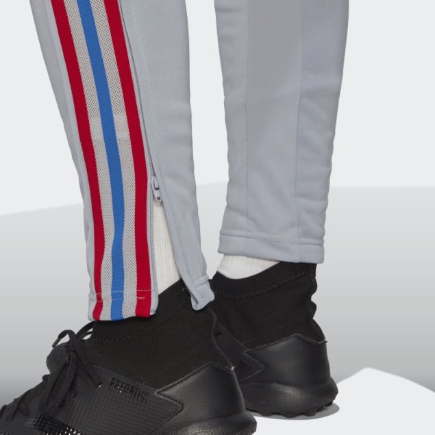 Adidas Olympique Lyonnais Tiro 21 Pantalón De Chándal De Entrenamiento Plateado