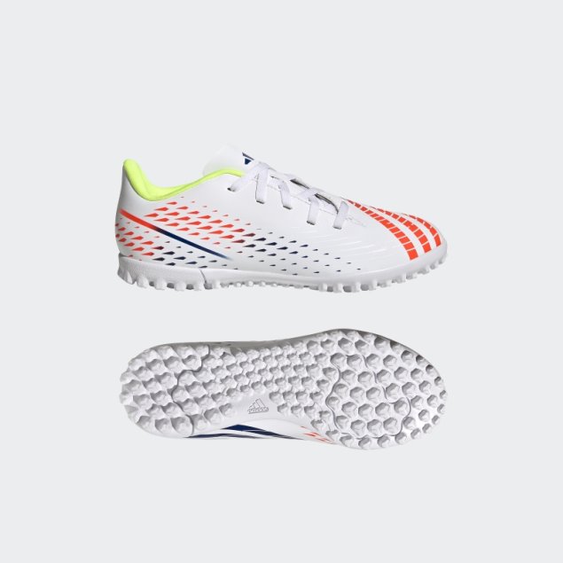 Blanco Adidas Predator Edge.4 Césped Artificial