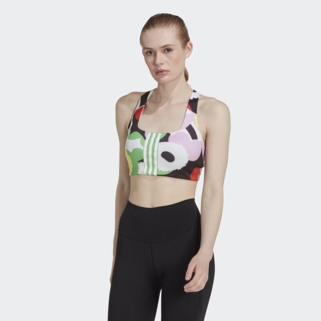 Sujetador Deportivo De Sujeción Media Better Level Training Naranja Blaze Adidas