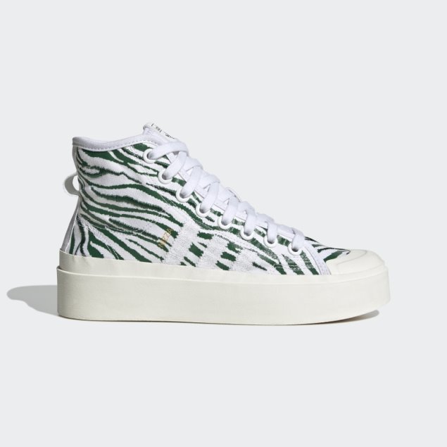 Blanco Adidas Nizza Bonega Mid Zapatos