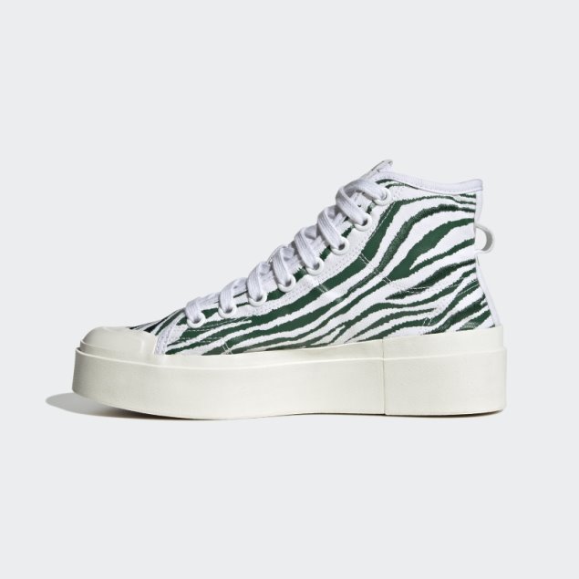 Blanco Adidas Nizza Bonega Mid Zapatos