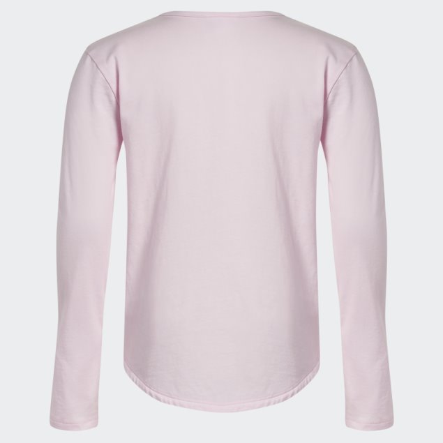 Adidas Camiseta De Manga Larga Con Cuello Redondo 22 Rosa