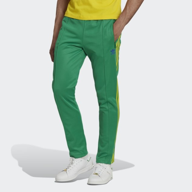 Pantalones De Chándal Beckenbauer Verde Adidas