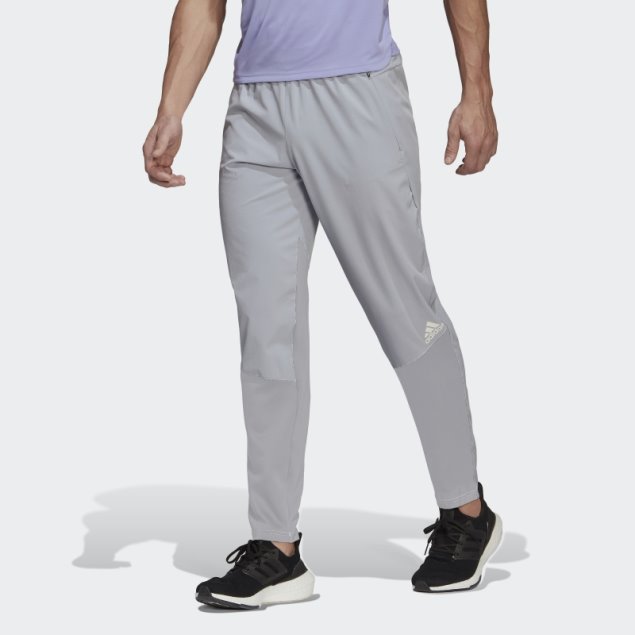 Pantalones De Entrenamiento Adidas Plateados