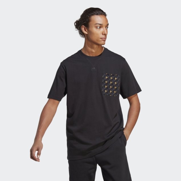 Camiseta Negra All Szn X Logomania Adidas
