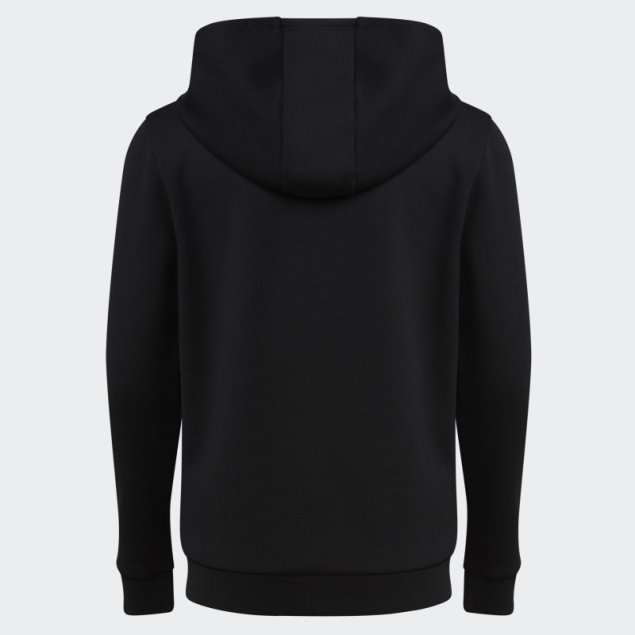 Sudadera Con Capucha De Forro Polar Gráfico Negro De Adidas (talla Extendida)
