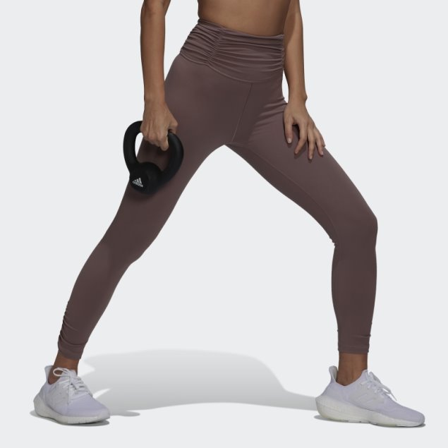 Adidas Yoga Studio 7/8 Leggings Morados
