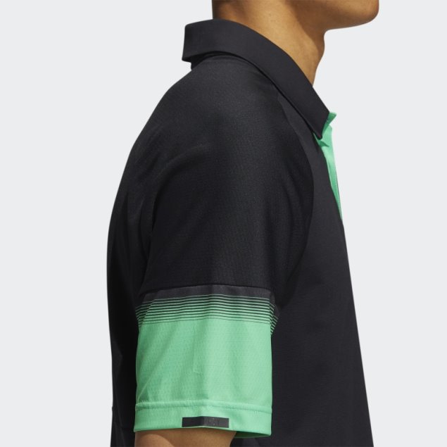 Camiseta Polo Heat.rdy Con Contenido Reciclado Adidas Negro