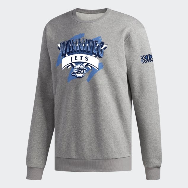 Sudadera Jets Vintage Gris Medio Adidas