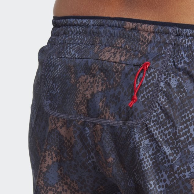 Pantalón Corto 2 En 1 Adidas Run Fast Negro