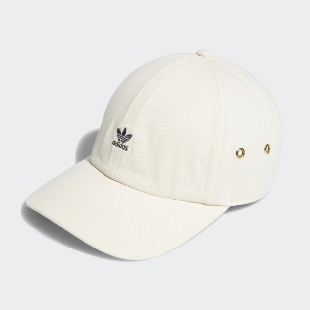 Adidas Mini Gorra Blanca Holgada Con Logo