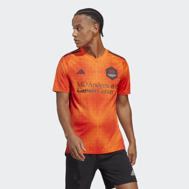 Camiseta Houston Dynamo 23/24 Primera Equipación Naranja Adidas