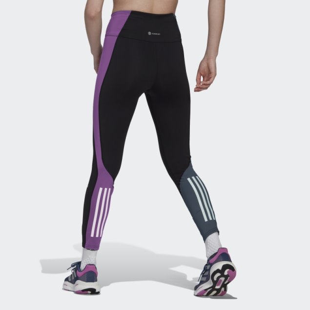 Adidas Own The Run Colorblock 7/8 Leggings Negro