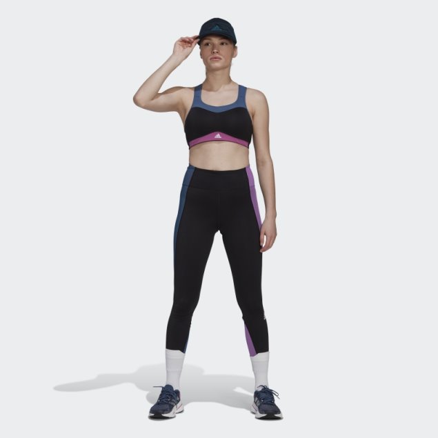 Adidas Own The Run Colorblock 7/8 Leggings Negro