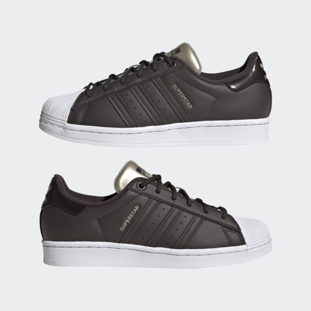 Zapatillas Adidas Superstar Marron Noche