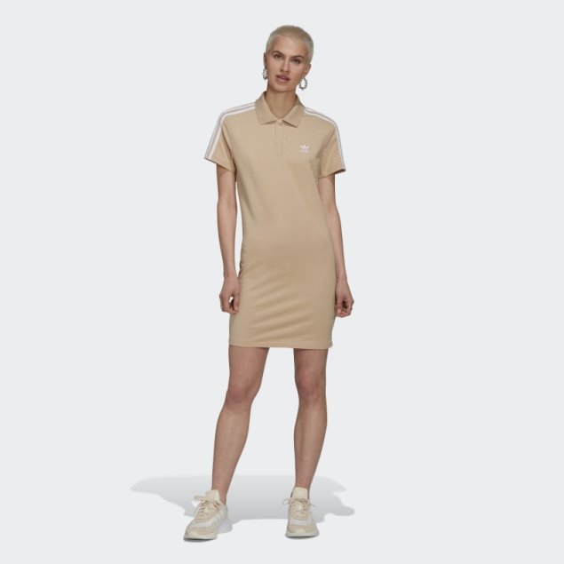 Vestido Beige Adicolor Classics Tee Adidas