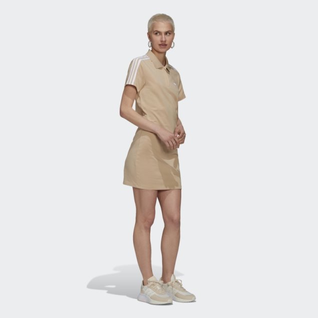 Vestido Beige Adicolor Classics Tee Adidas