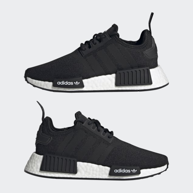 Negro Adidas Nmd-r1 Zapatos Refinados