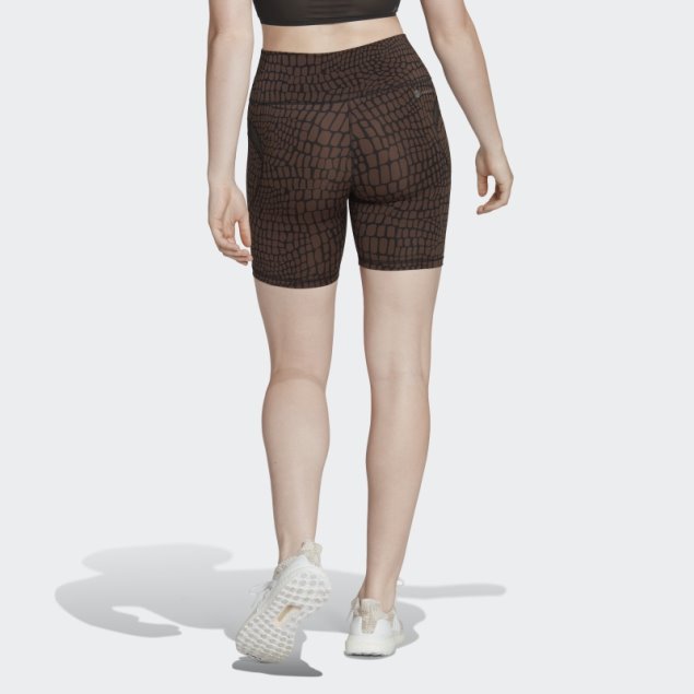 Adidas Shorts De Ciclista Marrón Trainicons Croc