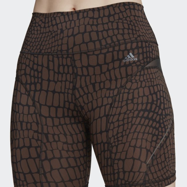 Adidas Shorts De Ciclista Marrón Trainicons Croc