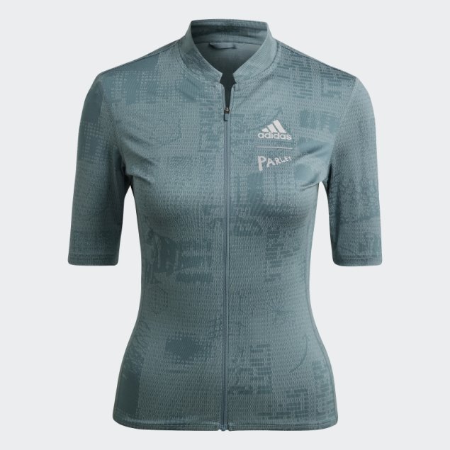 Maillot Ciclista Manga Corta Adidas The Parley Hazy Esmeralda