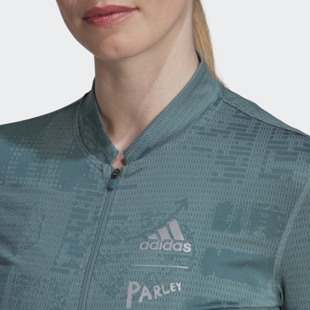 Maillot Ciclista Manga Corta Adidas The Parley Hazy Esmeralda