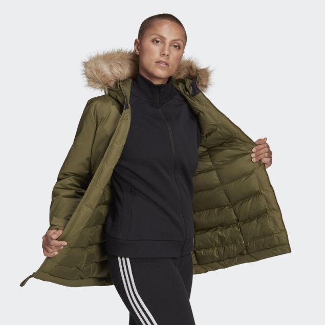 Parka Con Capucha Utilitas Adidas Oliva