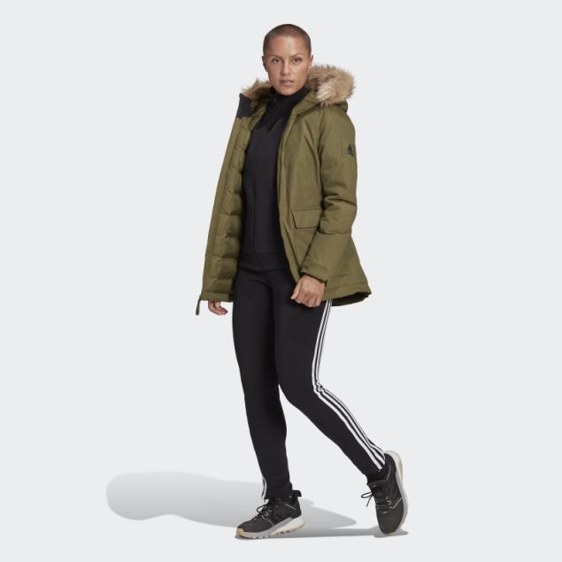 Parka Con Capucha Utilitas Adidas Oliva