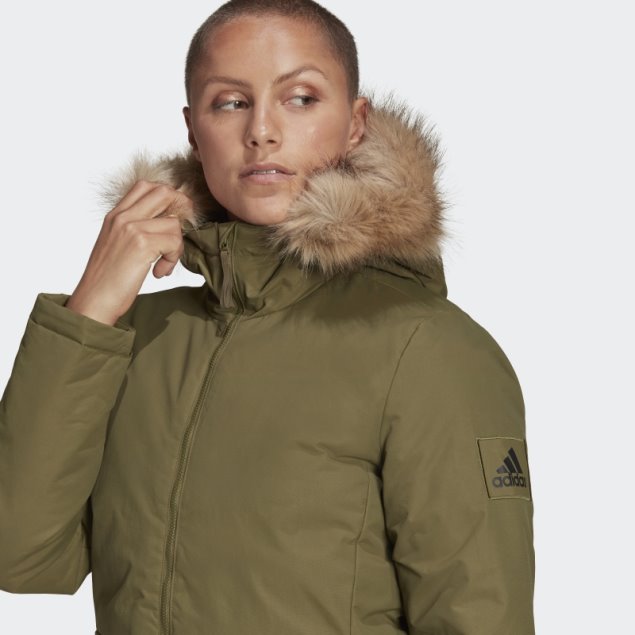 Parka Con Capucha Utilitas Adidas Oliva