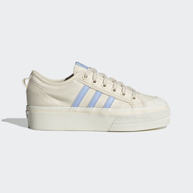 Adidas Nizza Plataforma Zapatos Azul Amanecer