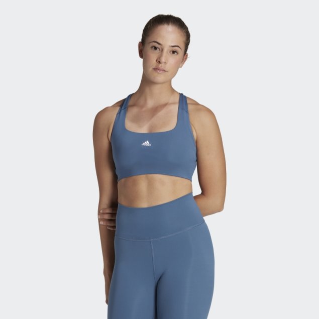 Sujetador Deportivo De Sujeción Media Adidas Powerimpact De Acero