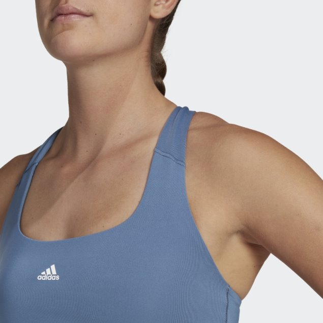 Sujetador Deportivo De Sujeción Media Adidas Powerimpact De Acero