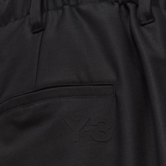 Y-3 Shorts De Vestir De Lana Refinada Con 3 Rayas Adidas
