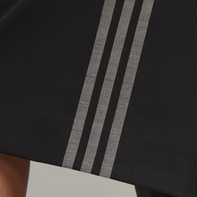 Y-3 Shorts De Vestir De Lana Refinada Con 3 Rayas Adidas