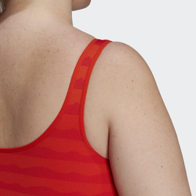 Sujetador Adidas Marimekko Aeroknit Light-support (talla Grande) Naranja