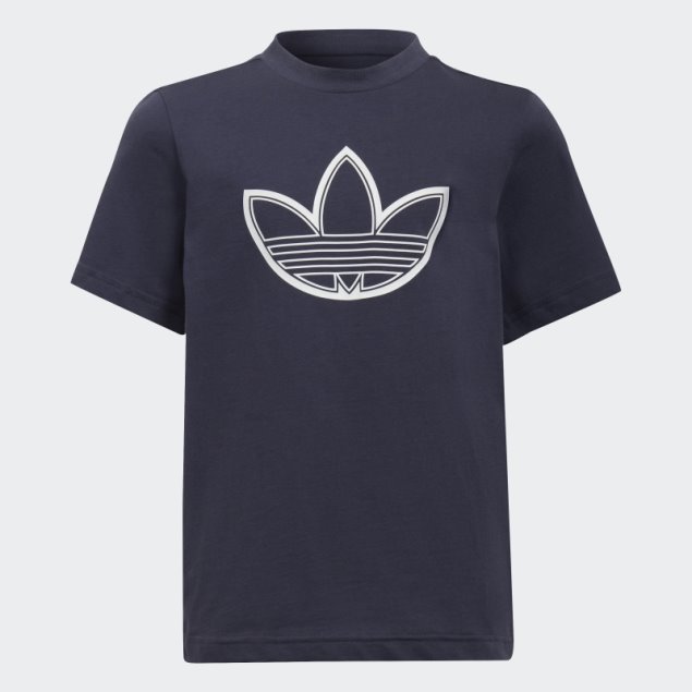 Azul Marino Adidas Sprt Colección Camiseta Moda