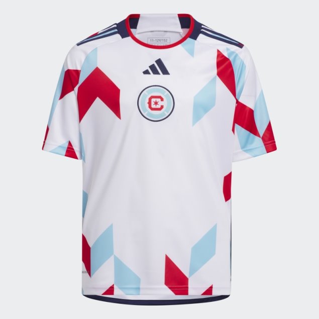 Camiseta Adidas Chicago Fire Blanca 23/24 Segunda Equipación