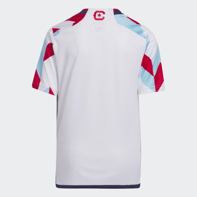 Camiseta Adidas Chicago Fire Blanca 23/24 Segunda Equipación