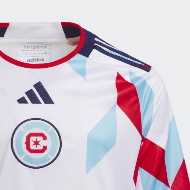 Camiseta Adidas Chicago Fire Blanca 23/24 Segunda Equipación