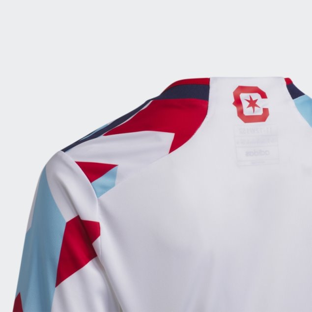 Camiseta Adidas Chicago Fire Blanca 23/24 Segunda Equipación