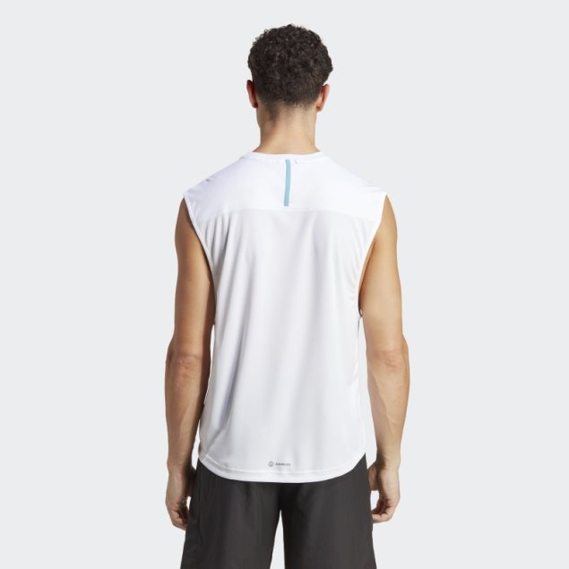 Camiseta Blanca De Entrenamiento Adidas