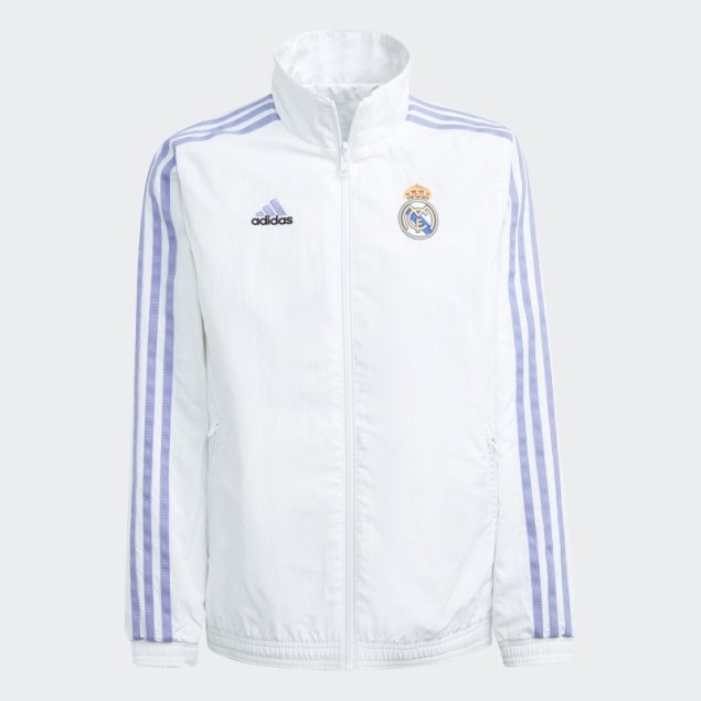 Chaqueta Adidas Himno Real Madrid Blanca