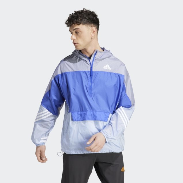 Wind.rdy Anorak Con Capucha Adidas Azul Amanecer