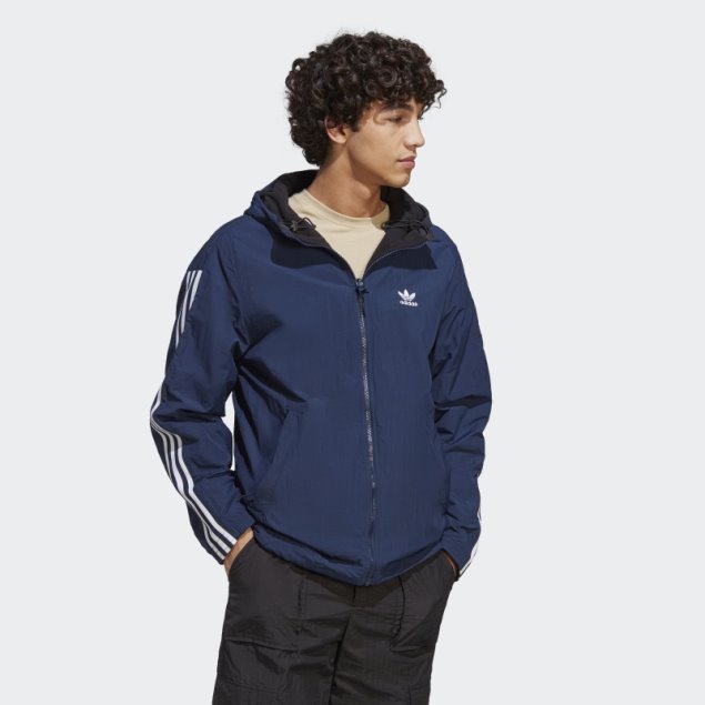 Chamarra Polar Reversible Adidas índigo Noche