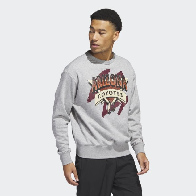 Sudadera Gris Medio Adidas Coyotes Vintage Crew