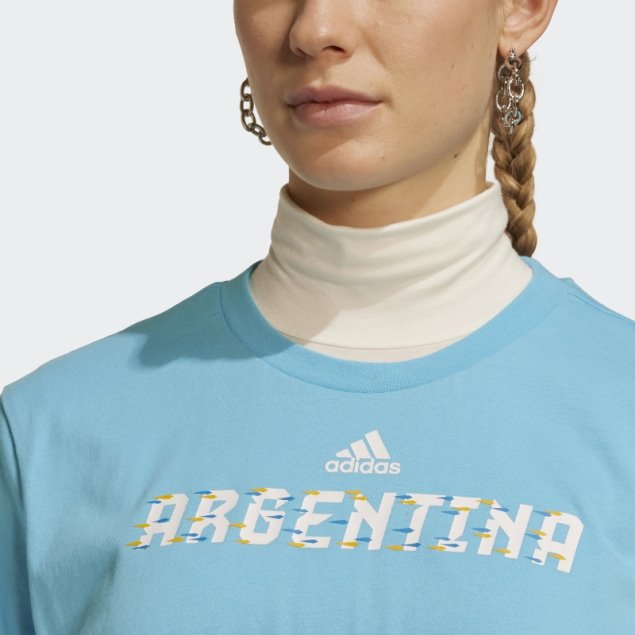 Adidas Camiseta Argentina Copa Del Mundo Fifa 2022 Cyan