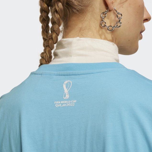 Adidas Camiseta Argentina Copa Del Mundo Fifa 2022 Cyan