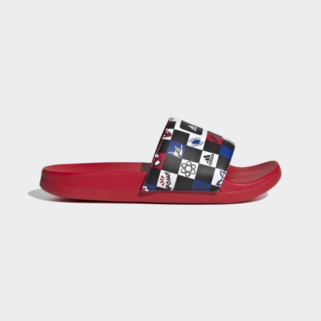 Chanclas Adidas X Disney Adilette Comfort Spider-man Negro